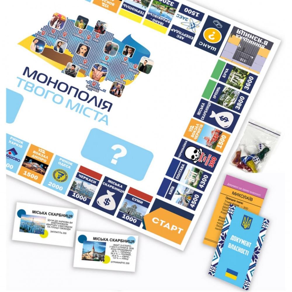 Настільна гра "Монополія Твого Міста" PLR-0031