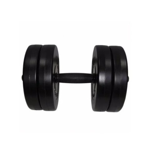 Гантель складальна композитна в пластиковій оболонці Rock pro 10,5 кг NE-PL-G-010