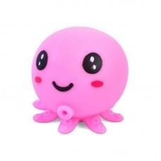 Дитяча іграшка-антистрес "Восьминіг" MS 3951(Pink) з борошном, 7,5 см