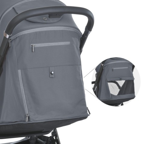 Дитяча прогулянкова коляска BEYA ME 1127-B Midnight Gray