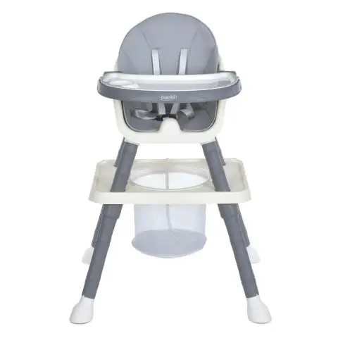 Дитячий стільчик для годування 2 в 1 M 6041 Gray