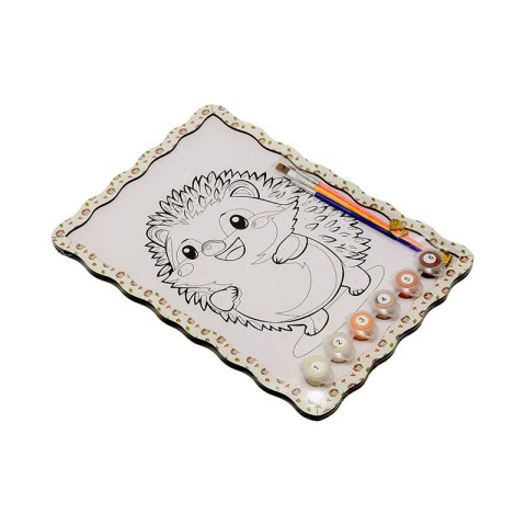 Дитячий набір для розпису по дереву "Їжачок" Puz-22947 формат А4