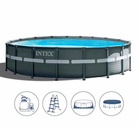 Басейн каркасний Intex 26330 (549-132см), 26423 л