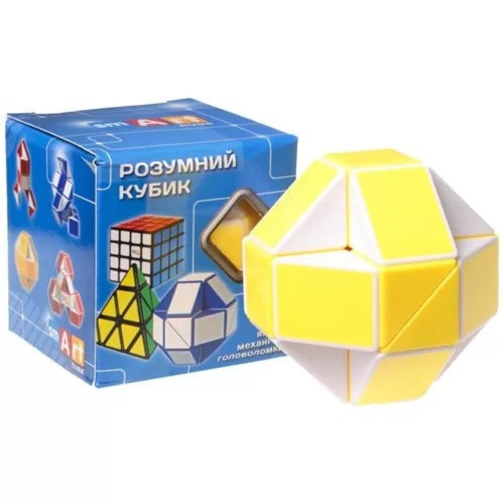 Змійка Рубика біло-жовта Smart Cube SCT405 в коробці