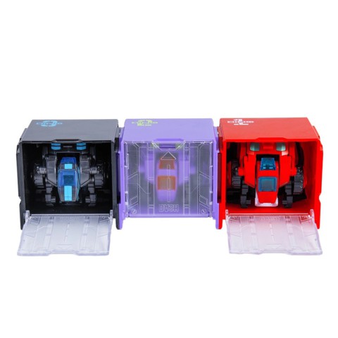 Динозавр-трансформер Раптор-Бот Dinoster EU580840-2 бокс для зберігання, фіолетовий