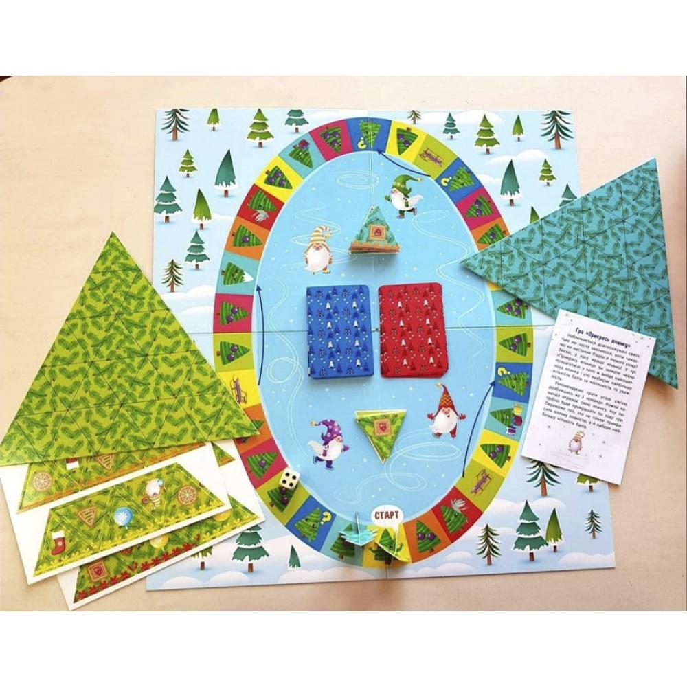 Дитячий ігровий набір "Прикрась ялинку" 21401 з гральним кубиком