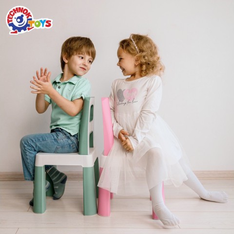 Дитячий стілець "Kids Chair" 0181TXK зелений, до 75 кг