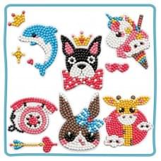 Набір брелків алмазна викладка "Тварини" ST005 з інструментами