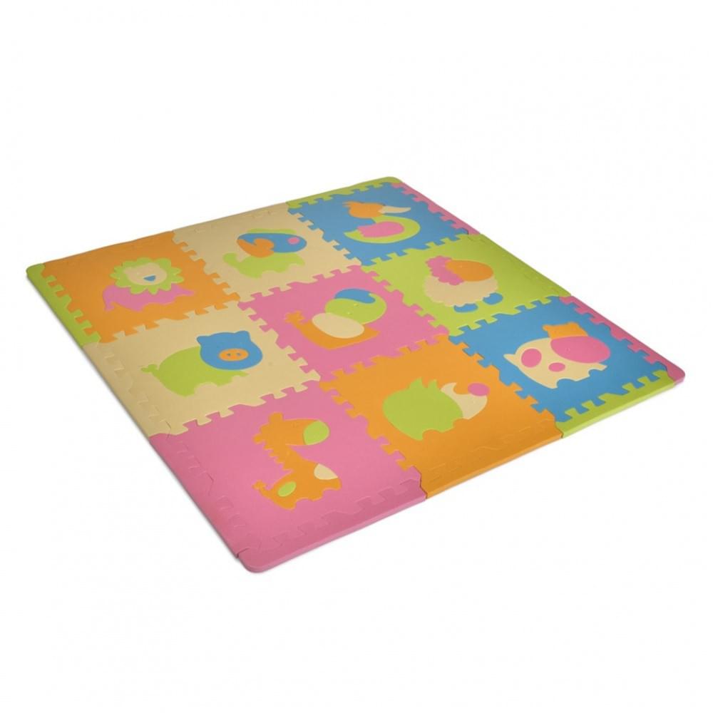 Дитячий килимок Мозаїка "Тварини" MR 1288, 9 деталей, EVA, 31х31 см