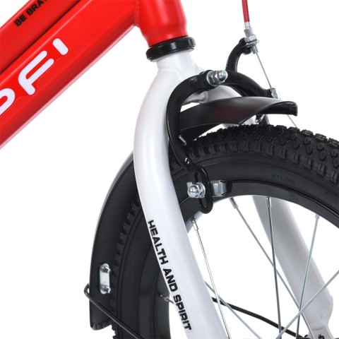 Велосипед дитячий MB 16031-1, 16 дюймів, червоно-білий