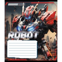 Зошит учнівський "Робот" 012-590508K-4 в клітинку, 12 аркушів (959050)