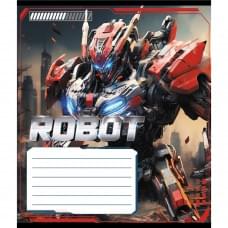 Зошит учнівський "Робот" 012-590508K-4 в клітинку, 12 аркушів (959050)