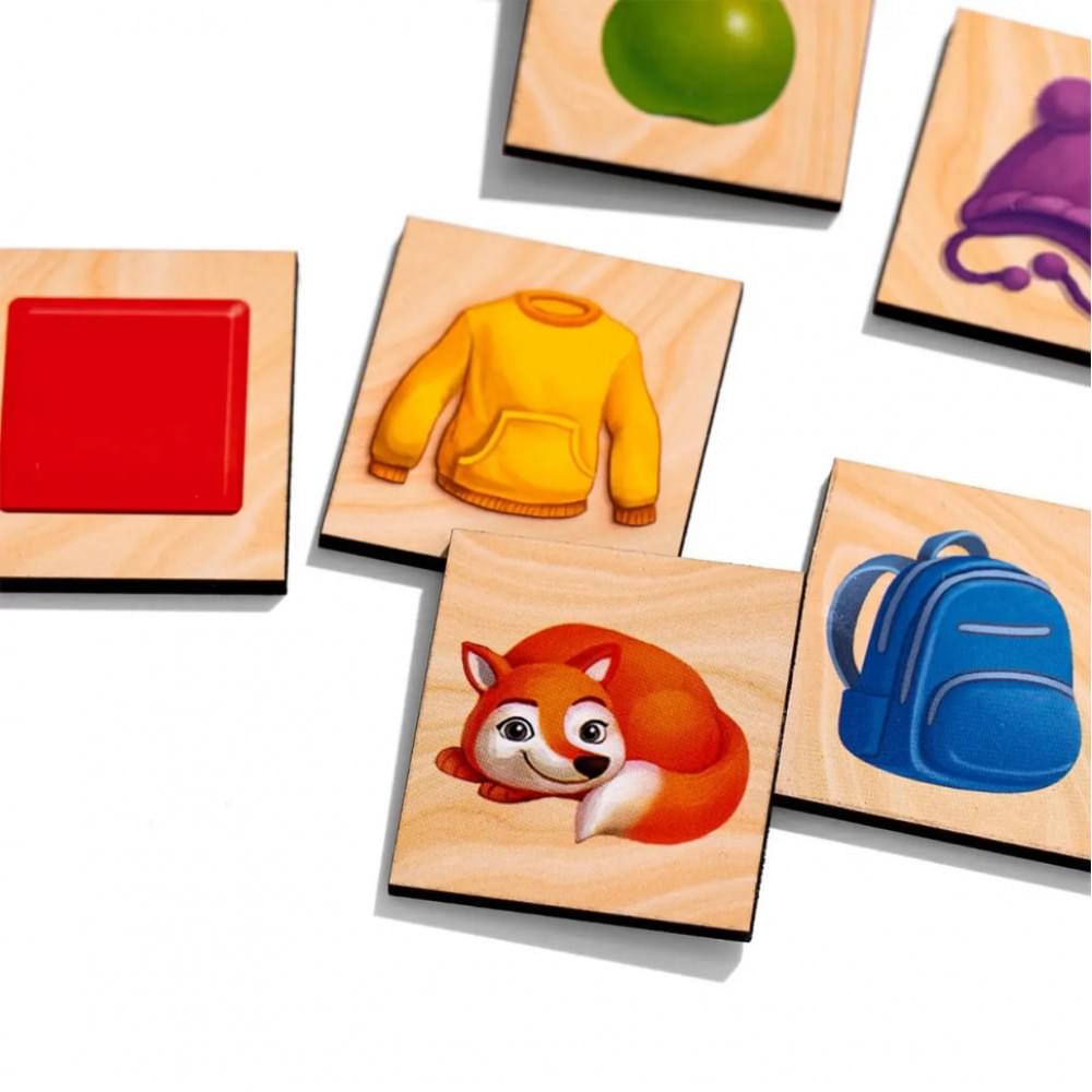 Дерев'яний пазл-вкладиш "Асоціації кольори" (ПСД268) PSD268