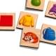Дерев'яний пазл-вкладиш "Асоціації кольори" (ПСД268) PSD268
