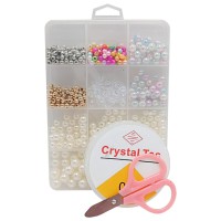 Набір для творчості "Бісер" 1183-3 намистини, гумка, ножиці, пластикова коробка