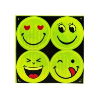 Наклейка світловідбиваюча "Смайл" 133SP 4 штуки Вид-2