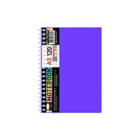 Блокнот А5 АП-1509(Violet) 120 аркушів, пружина збоку