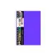 Блокнот А5 АП-1509(Violet) 120 аркушів, пружина збоку