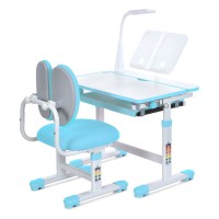 Парта учнівська M 6136-4 підставка для книги, лампа