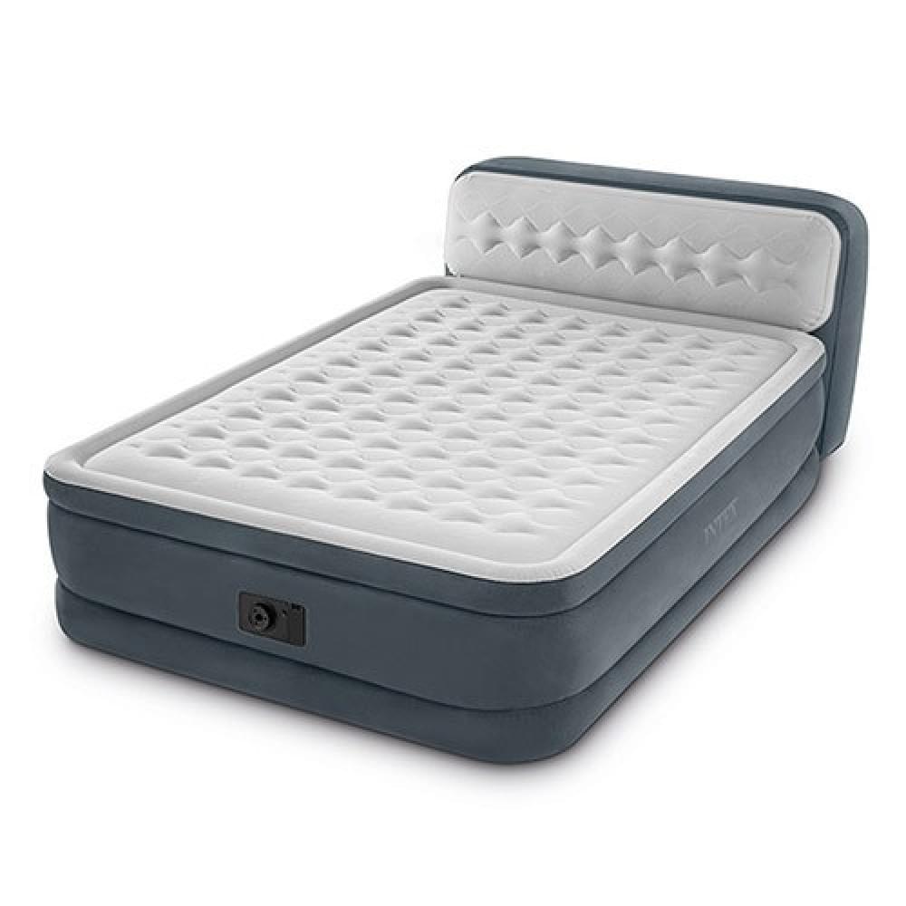 Велюр ліжко 64448, спинка, вбудований насос 220-240V