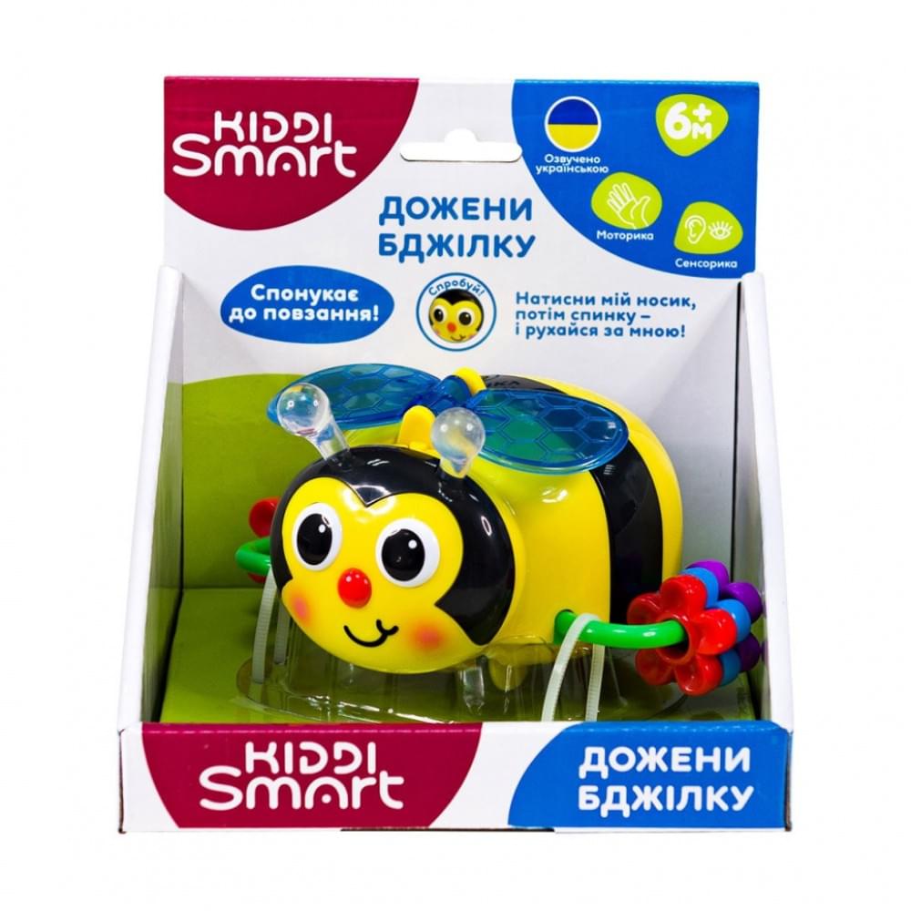 Дитяча розвивальна іграшка "Наздожени Бджілку" Kiddi Smart 557822-43 зі світлом і звуком