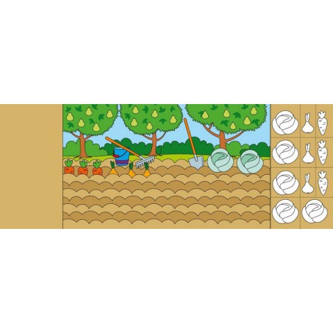 Дитяча книжечка-розмальовка "Хто пасеться на лузі?" 1364006