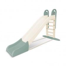 Велика дитяча гірка для катання 014550/23 кремово-м'ятна, 243 см