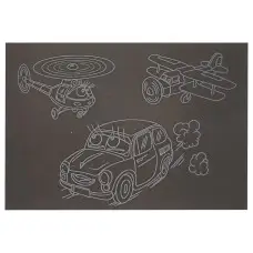 Гравюра А5 "Транспорт" ГрА5с-14 эконом вариант в пакете 21 х 14,8 см