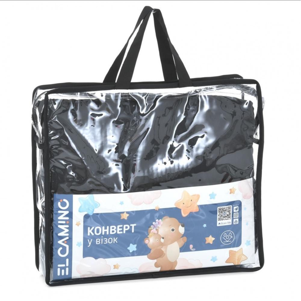 Конверт у коляску ME 1130 Footmuff Basic Black 96 х 43 см, застібки-блискавки