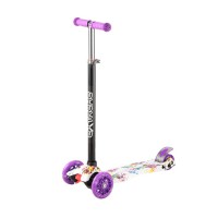Самокат дитячий 3-х колісний SC25103(Violet) колеса зі світлом