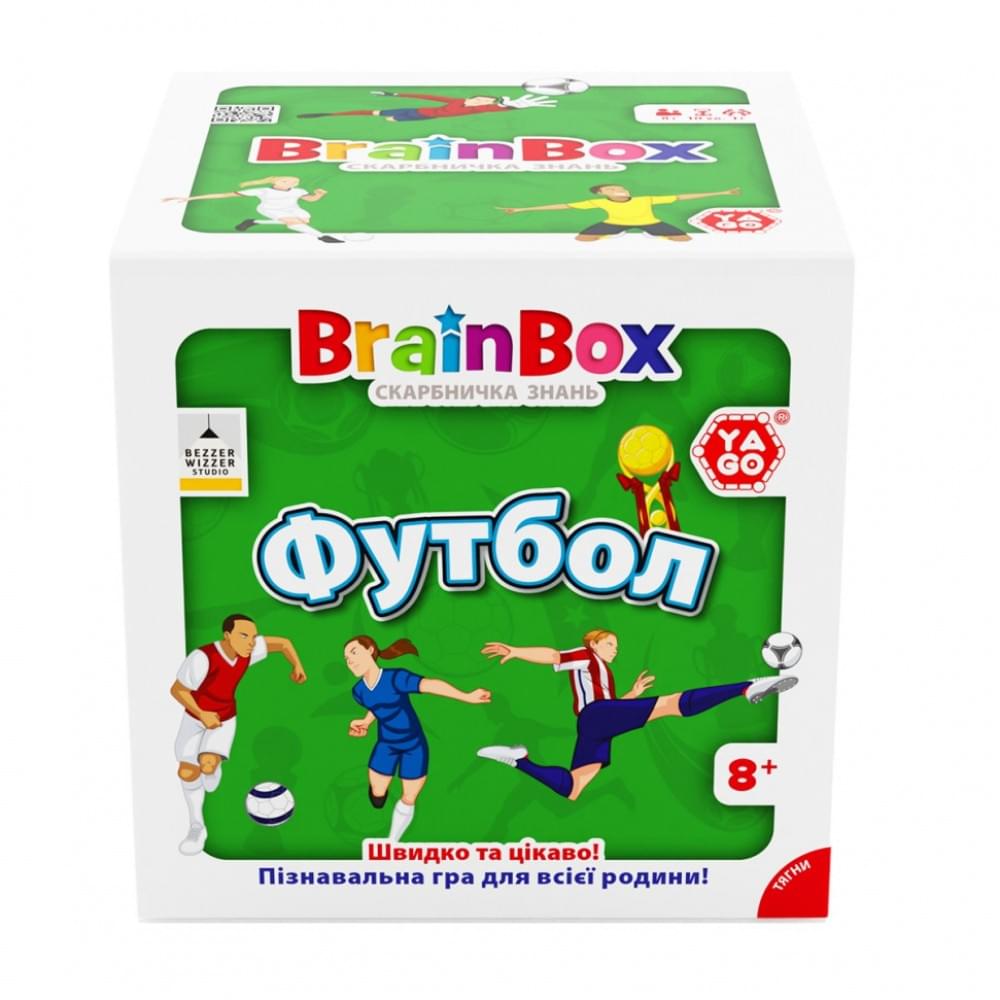 Карткова гра Brainbox "Футбол" Yago BZZBRFB02UA 55 карток 1 гральний кубик