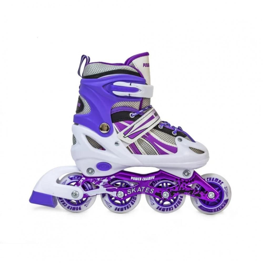 Дитячі розсувні ролики Power Champs Bambi 2026252347-S розмір 29-33 Дитячі розсувні ролики Power Champs Bambi 2026252347-S розмір 29-33