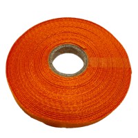 Атласна стрічка для рукоділля АБ-105, 0,6 см x 23 м, помаранчева