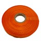 Атласна стрічка для рукоділля АБ-105, 0,6 см x 23 м, помаранчева