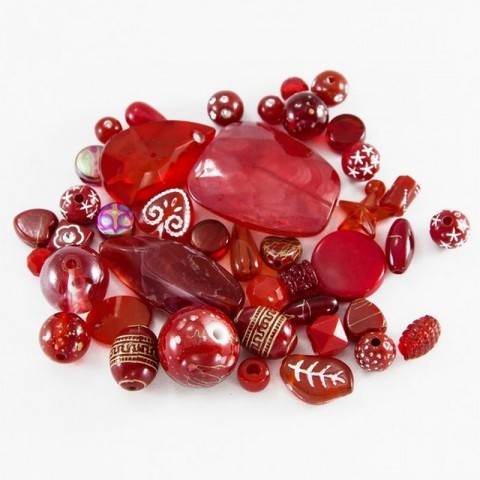 Декоративні намистинки для творчості Бомбей Dom Busin УТ100014229 в упаковці 86 шт