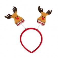 Обідок новорічний "Олень" 2505-SP-1 розмір 22,5 см