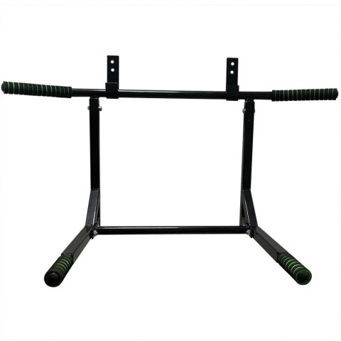 Турнік-бруси настінний "Iron" NE-TR-2B 2 в 1 з м'якими ручками чорний