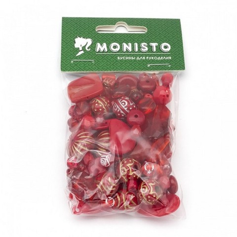 Декоративні намистинки для творчості Бомбей Dom Busin УТ100014229 в упаковці 86 шт