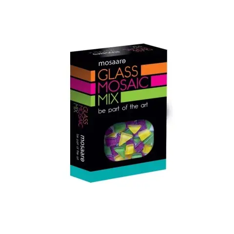 Дитячий набір для творчості "Мозаїчний мікс" MA5002 зелений, жовтий, фіолетовий з глітером