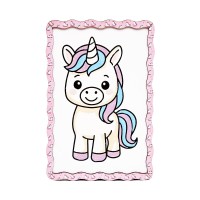 Дитячий набір для розпису по дереву "Єдиноріг" Puz-22981 формат А5