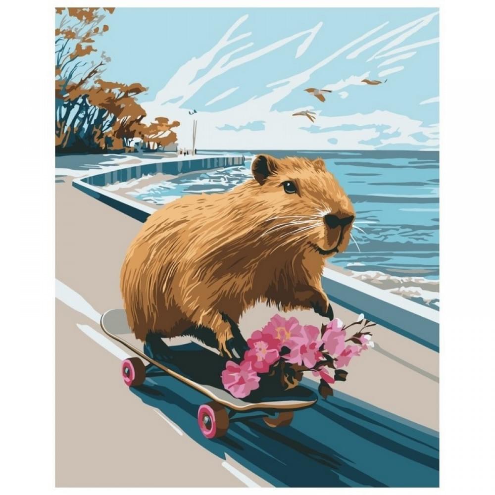 Картина за номерами "Капібара-фрістайл" 11711-AC 40х50 см