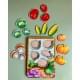 Настільна розвиваюча гра "Кошик з овочами-2" Ubumblebees (ПСФ043) PSF043 сортер-вкладиш