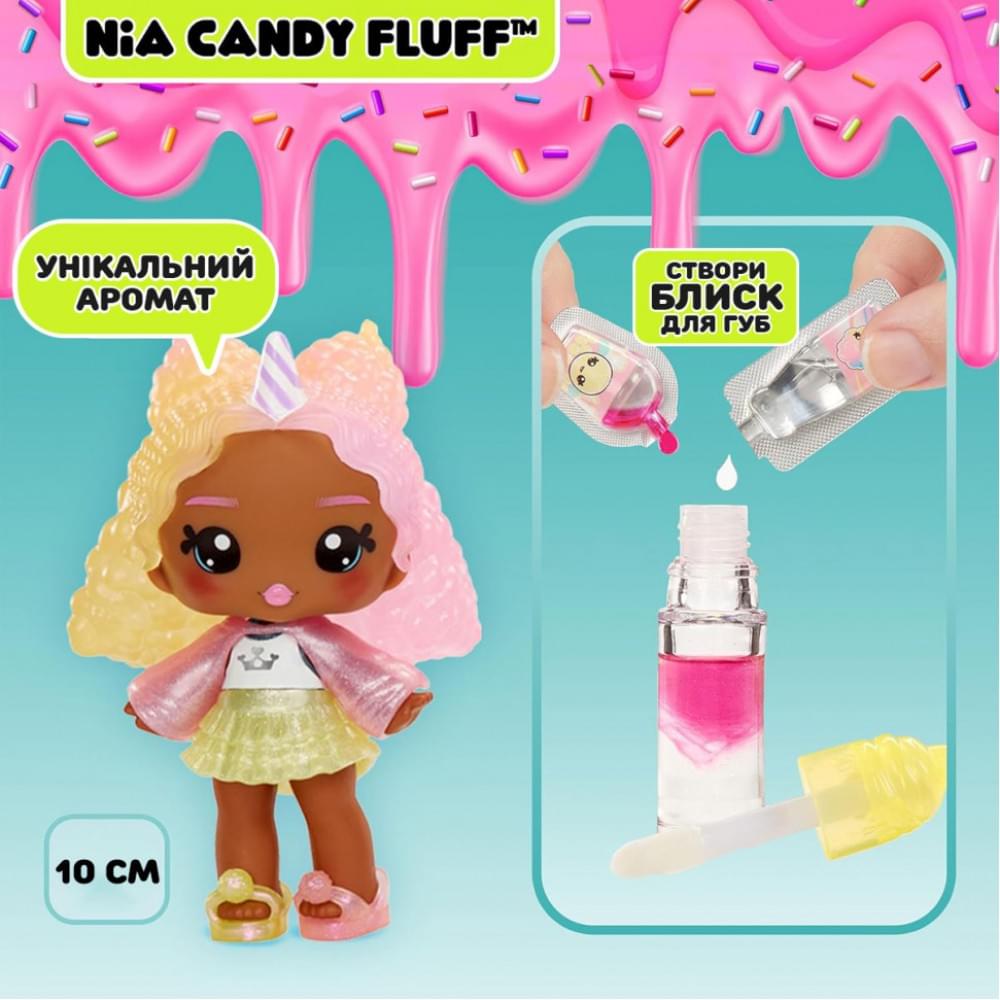 Ігровий набір з лялькою та блиском для губ Нія Кенді Yummiland 525462