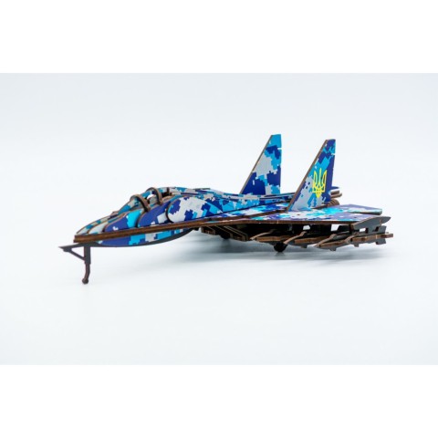 Дерев'яний 3D конструктор "МІГ-29" Арт-00654, 94 деталі