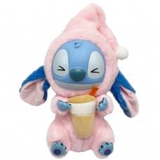 Дитяча м'яка іграшка-брелок "Стіч з ковпаком" STITCH(Pink) 26 см