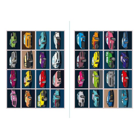 Дитяча розмальовка зі стікерами "Автопарк" CB26, 16 сторінок