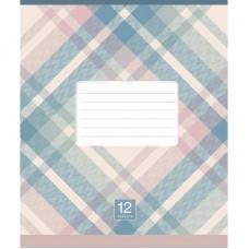 Зошит учнівський "Plaid pattern" 018-3345L-3 в лінію, 18 аркушів