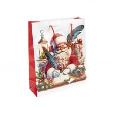 Подарунковий пакет "Новий Рік з Сантою" JA25-156-1 32х44х11 см