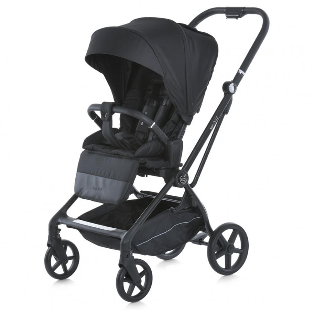 Коляска дитяча прогулянкова SPIN 360 ME 1138 Black