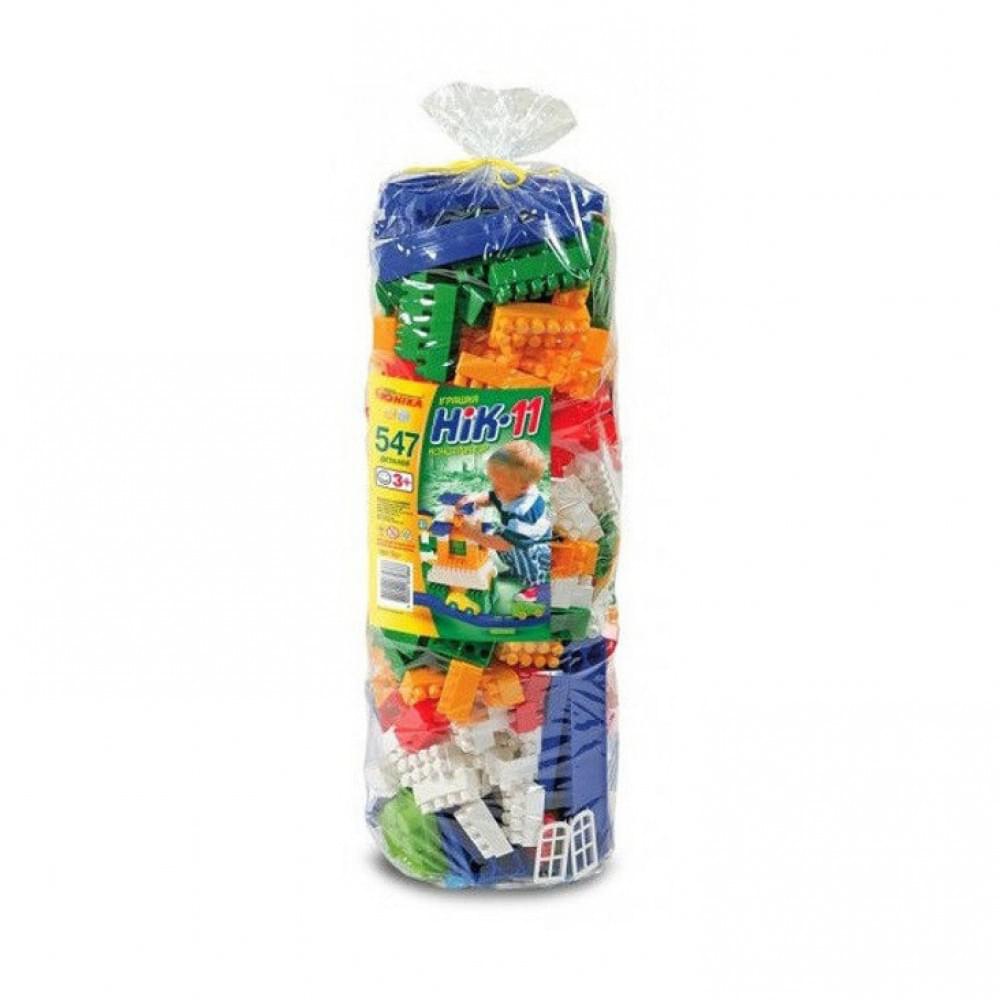 Конструктор дитячий "НІК-11" 70989, 547 деталей, паяний пакет